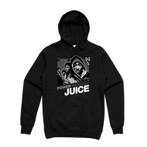 Streetwear on Demand JUICE 8 BIT HOODIE BLACK