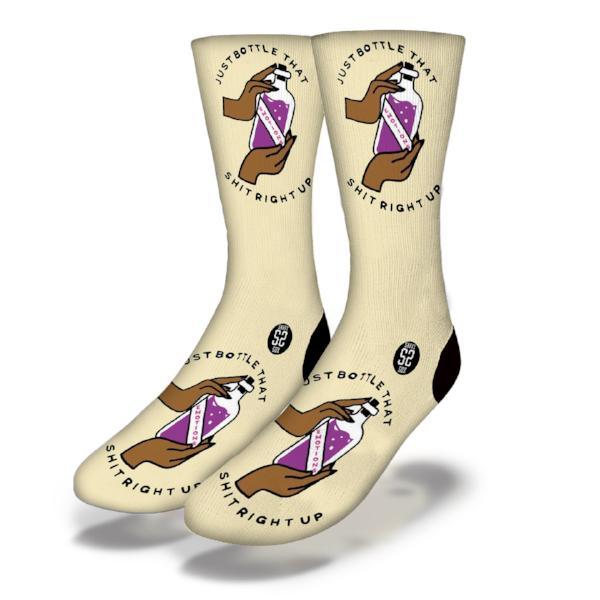 SAVVY SOX JUST BOTTLE IT SOCKS
