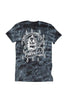 InkAddict MENS KILLIN IT BLACK TIE DYE Tee Shirt