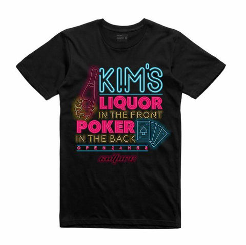 Streetwear on Demand CULTURE KIMS LIQUOR TEE BLACK