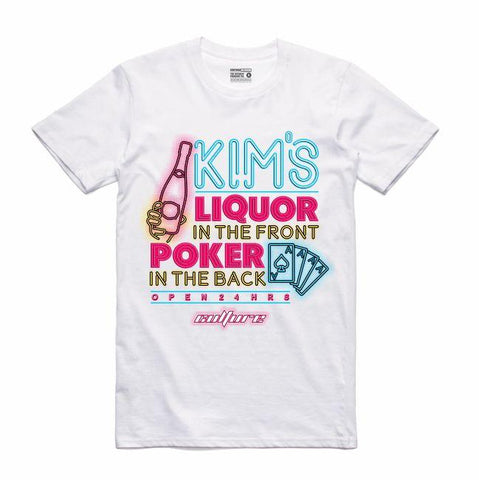 Streetwear on Demand CULTURE KIMS LIQUOR TEE WHITE