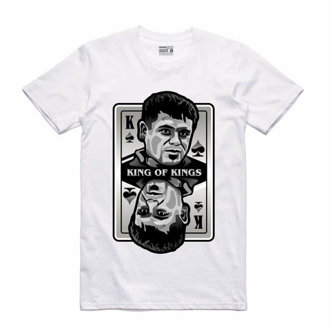 Streetwear on Demand KING OF KINGS CHAPO TEE WHITE