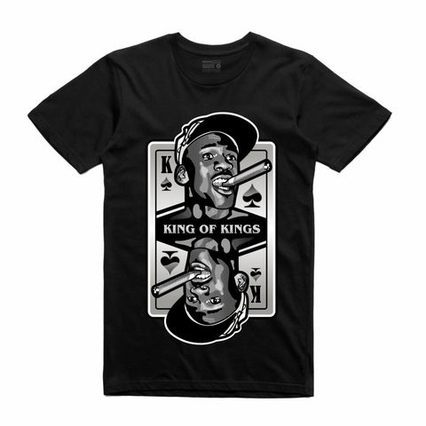 Streetwear on Demand KING OF KINGS MJ TEE BLACK