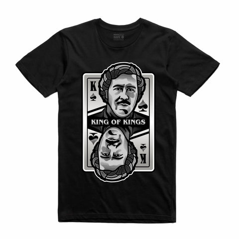 Streetwear on Demand KING OF KINGS PABLO TEE BLACK