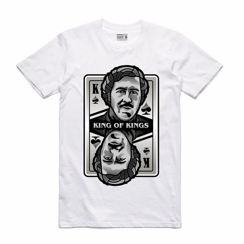 Streetwear on Demand KING OF KINGS PABLO TEE WHITE