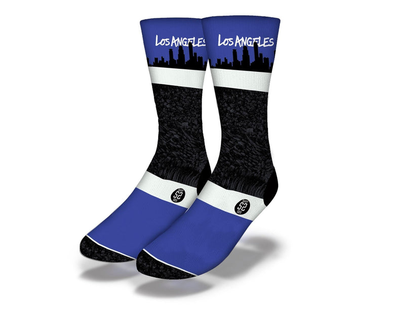 SAVVY SOX LA BLUE SKYLINE SOCKS