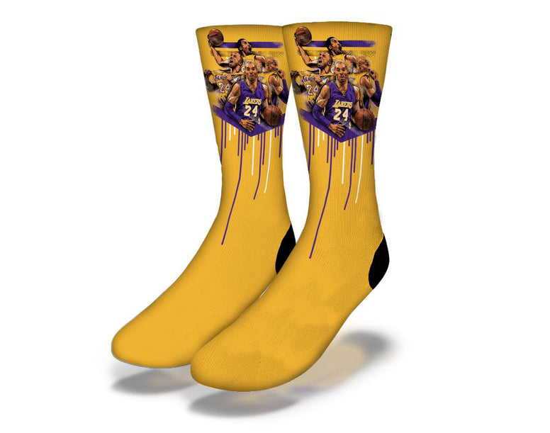 SAVVY SOX x RETRO KINGS MAMBA LEGEND GOLD SOCKS