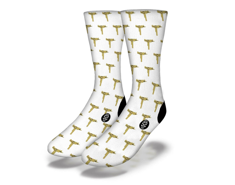 SAVVY SOX MAC 10 WHITE SOCKS