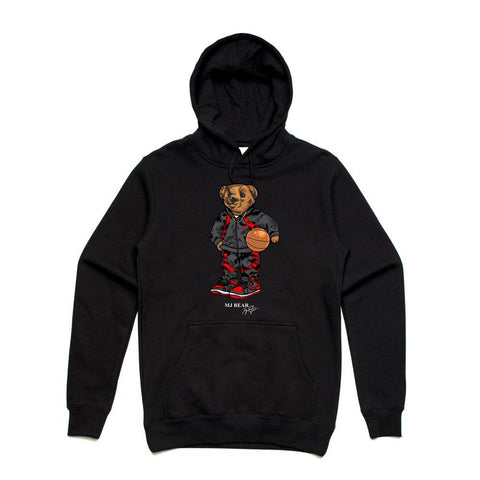 Streetwear on Demand MJ BEAR HOODIE BLACK