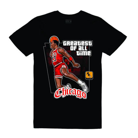 Streetwear on Demand GTA MJ TEE BLACK