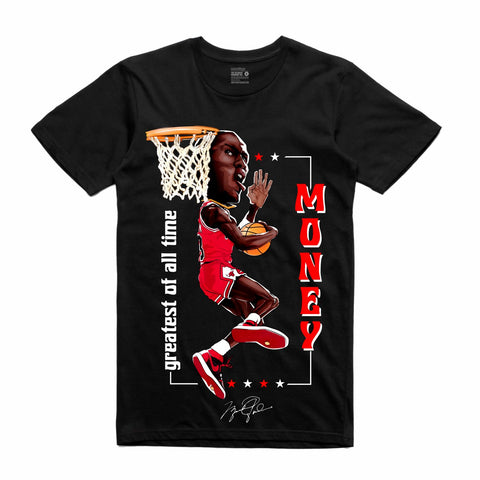 Streetwear on Demand LEGENDS MJ TEE BLACK