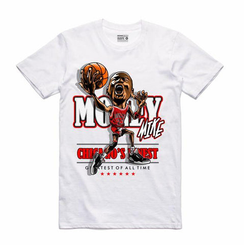 Streetwear on Demand CARICATURE MJ TEE WHITE