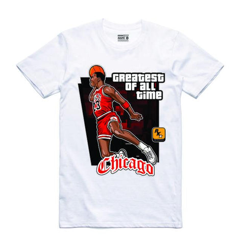 Streetwear on Demand GTA MJ TEE WHITE
