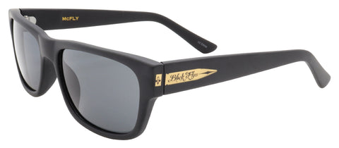 BLACK FLYS McFLY SUNGLASSES MATTE BLACK POLARIZED SMOKE LENS