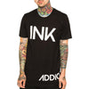 InkAddict INK Mens Tee BLACK / WHITE