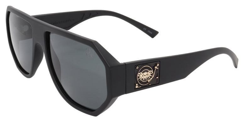 BLACK FLYS MIX MASTER MIKE FLY SUNGLASSES MATTE BLACK SMOKE