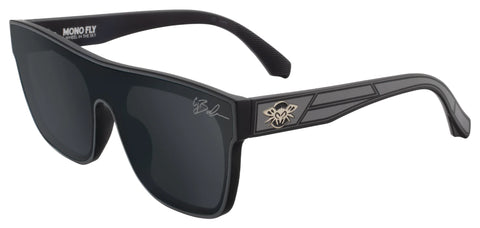 BLACK FLYS MONO FLY CJ BARHAM SUNGLASSES MATTE BLACK SMOKE LENS