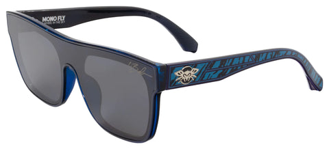 BLACK FLYS MONO FLY CJ BARHAM SUNGLASSES BLUE ZEBRA SMOKE LENS