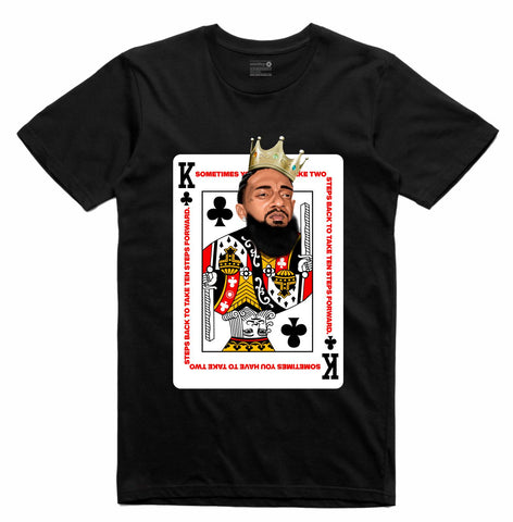 Streetwear on Demand DECK OF CARDS NIPSEY TEE BLACK