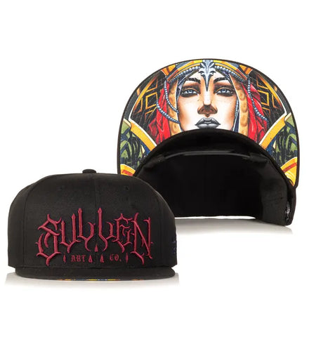 Sullen Collective NIGHTFALL SNAPBACK HAT BLACK