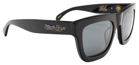 BLACK FLYS NOODLE BANDITO SUNGLASSES MATTE BLACK TRANSITIONS LENS
