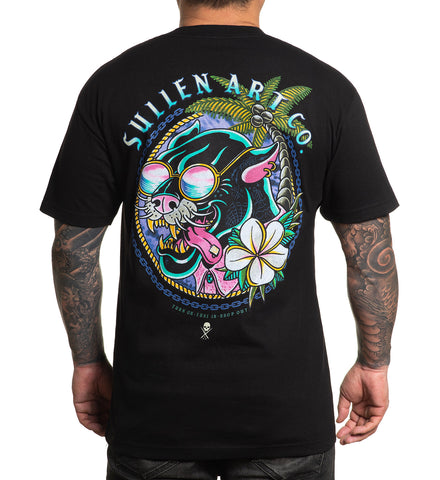 SULLEN PARTY PROWLER TEE SHIRT BLACK