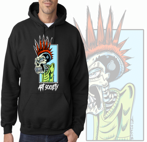 Art Society MISCREANT HOODIE BLACK