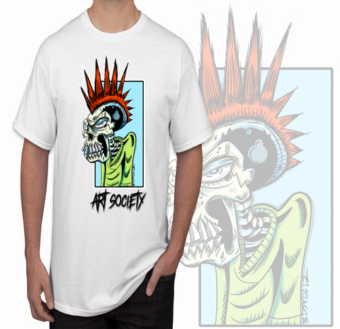 Art Society MISCREANT TEE WHITE