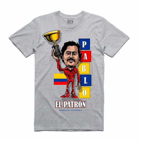 Streetwear on Demand CARICATURE PABLO TEE WHITE