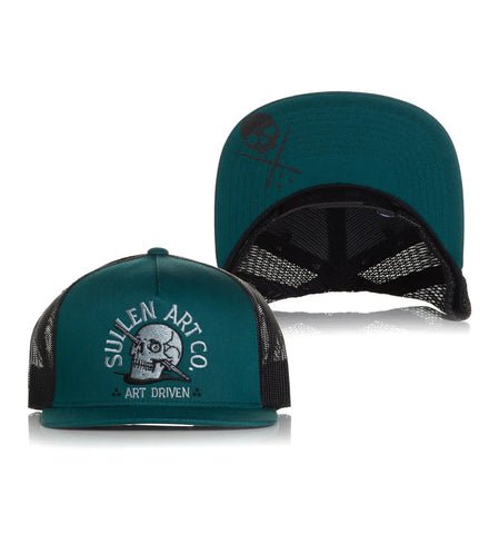 Sullen Collective RUN THROUGH SNAPBACK HAT TEAL / BLACK