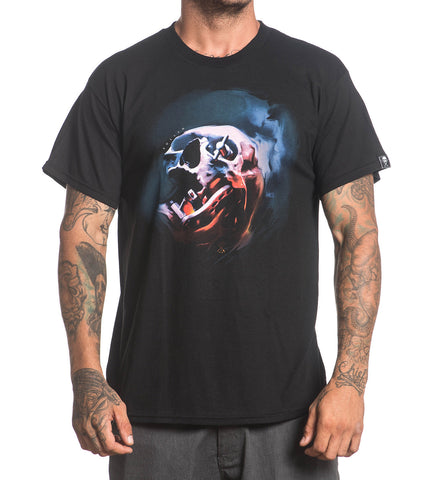 Sullen IRON SKULL Tee Shirt BLACK