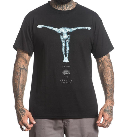 SULLEN JUSTICE HOWARD TEE SHIRT BLACK