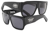 BLACK FLYS x SRH CASINO FLYS SUNGLASSES MATTE BLACK SMOKE LENS