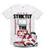 Retro Kings AJ6 CARMINE STRICTLY 4 OGS TEE WHITE