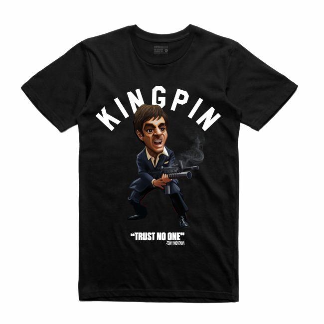 Streetwear on Demand TOONS SCARFACE TEE BLACK