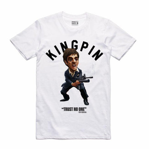 Streetwear on Demand TOONS SCARFACE TEE WHITE