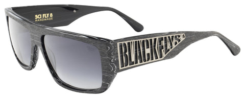 BLACK FLYS SCI FLY 8 SUNGLASSES GREY WOOD