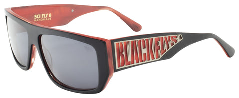 BLACK FLYS SCI FLY 8 SUNGLASSES MATTE BLACK / RED