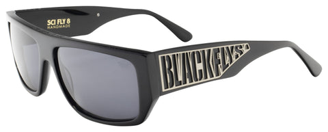 BLACK FLYS SCI FLY 8 SUNGLASSES SHINY BLACK