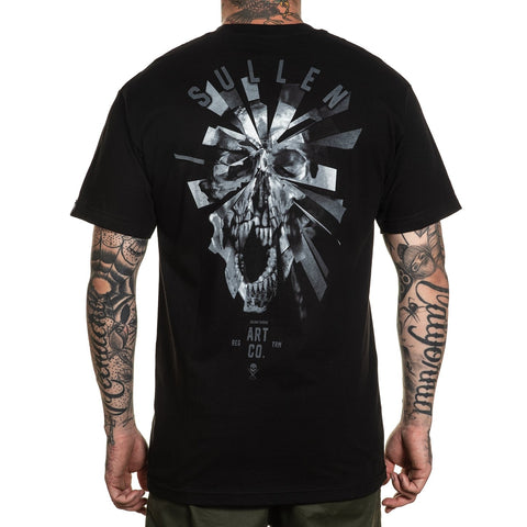 SULLEN SHATTERED TEE SHIRT BLACK