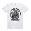 Streetwear on Demand CULTURE SNAKES TEE WHITE