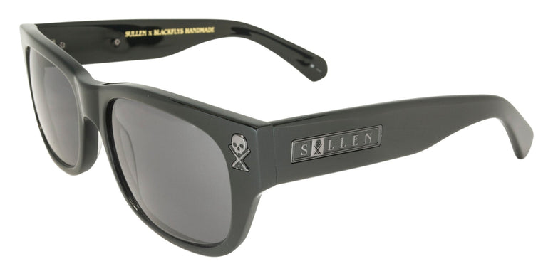 BLACK FLYS X SULLEN FLY 2 SUNGLASSES SHINY BLACK SMOKE