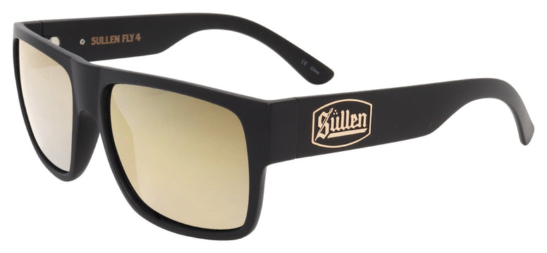 BLACK FLYS X SULLEN FLY 4 SUNGLASSES MATTE BLACK GOLD FLASH