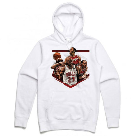 Streetwear on Demand TRIBUTE MJ HOODIE WHITE