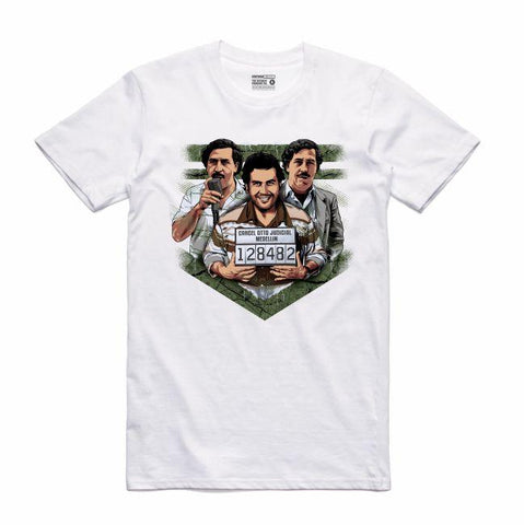 Streetwear on Demand TRIBUTE PABLO TEE WHITE