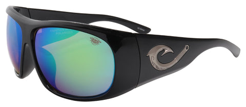 BLACK FLYS TAHITIAN HOOKER SHINY BLACK POLARIZED BLUE