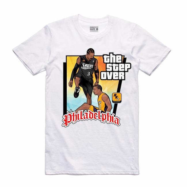 Streetwear on Demand GTA THE STEP OVER TEE WHITE