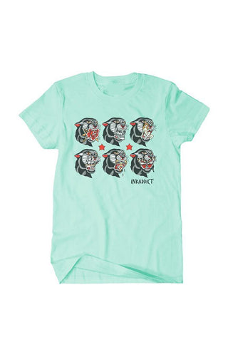InkAddict THORSELL PANTHER Unisex Tee MINT