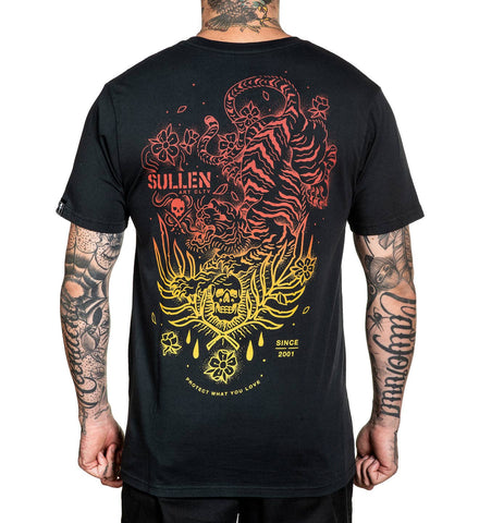 SULLEN TIGER STYLE PREMIUM TEE SHIRT BLACK