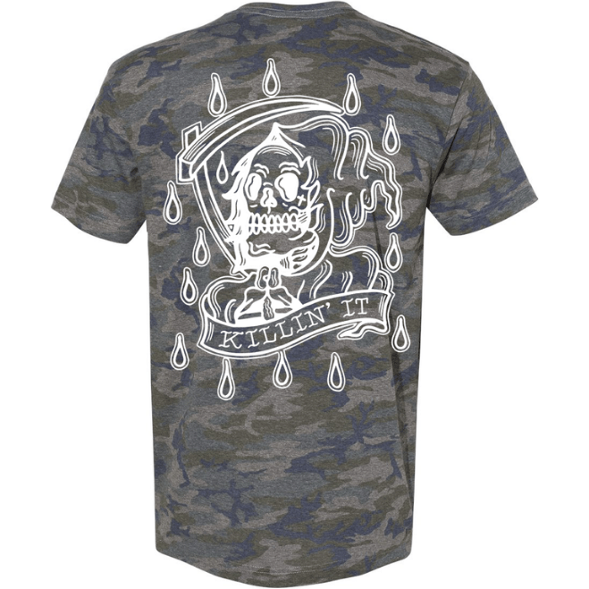 InkAddict KILLIN IT Unisex Tee CAMO